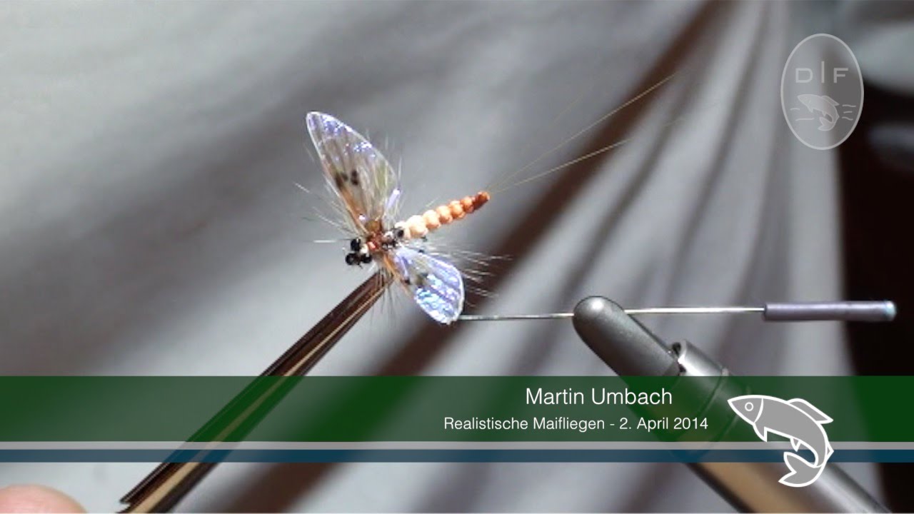 Die Isarfischer   Martin Umbach   realistische Maifliegen
