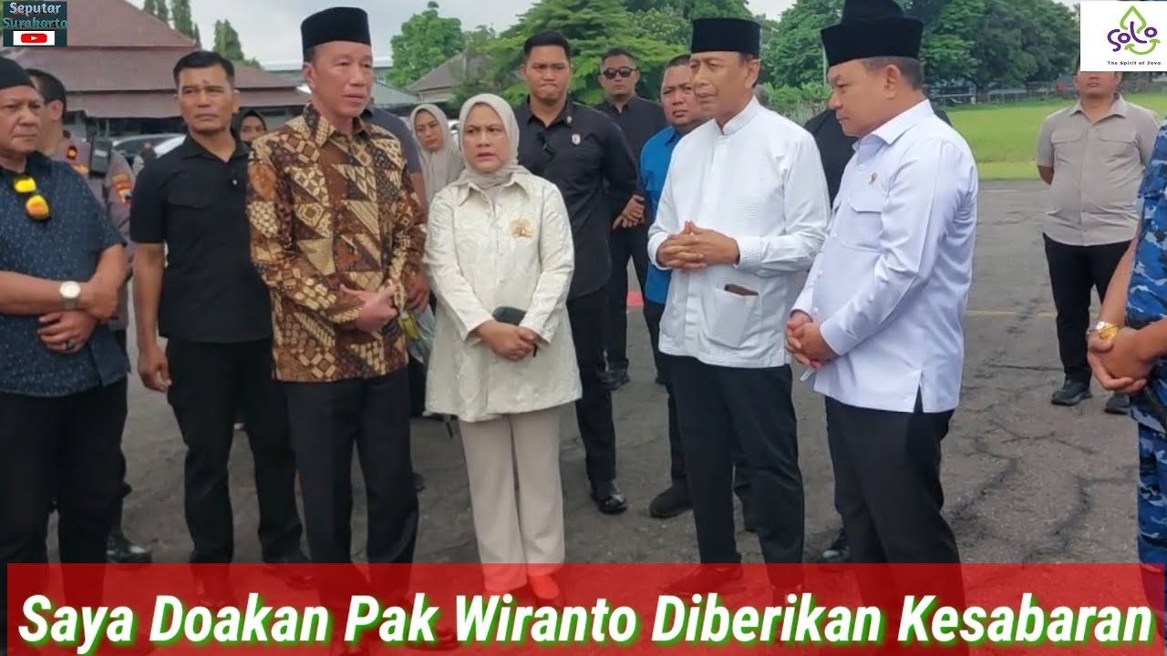 Jokowi & Iriana Kompak Beri Nasehat Wirato Jelang Pemakaman Istri, Jenazah Diberangkat Karanganyar