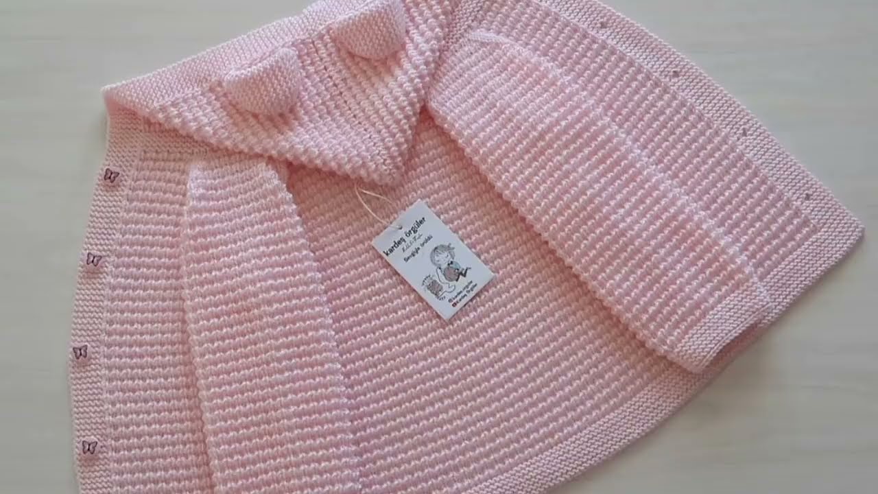 FARE DİŞİ KAPÜŞONLU HIRKA 🍂 KOLAY KAPÜŞONLU HIRKA