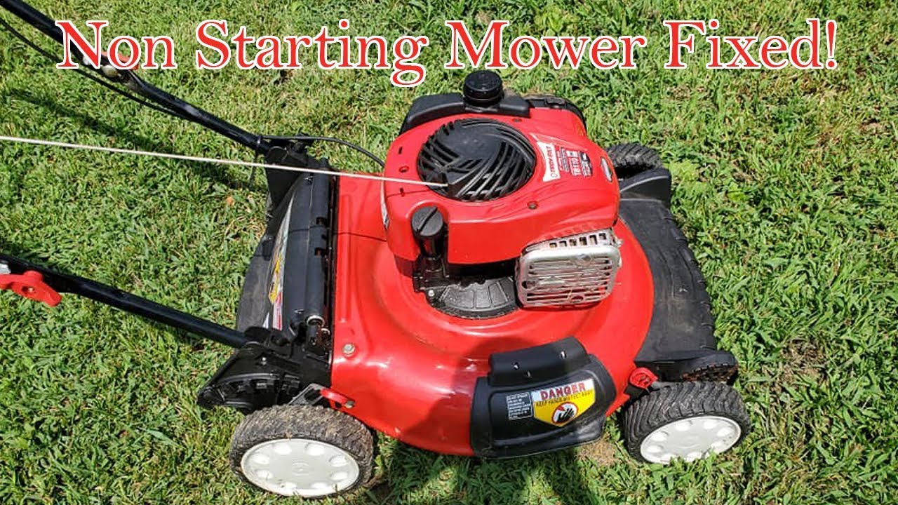 Troy-Bilt Mower with a Bad Carburetor