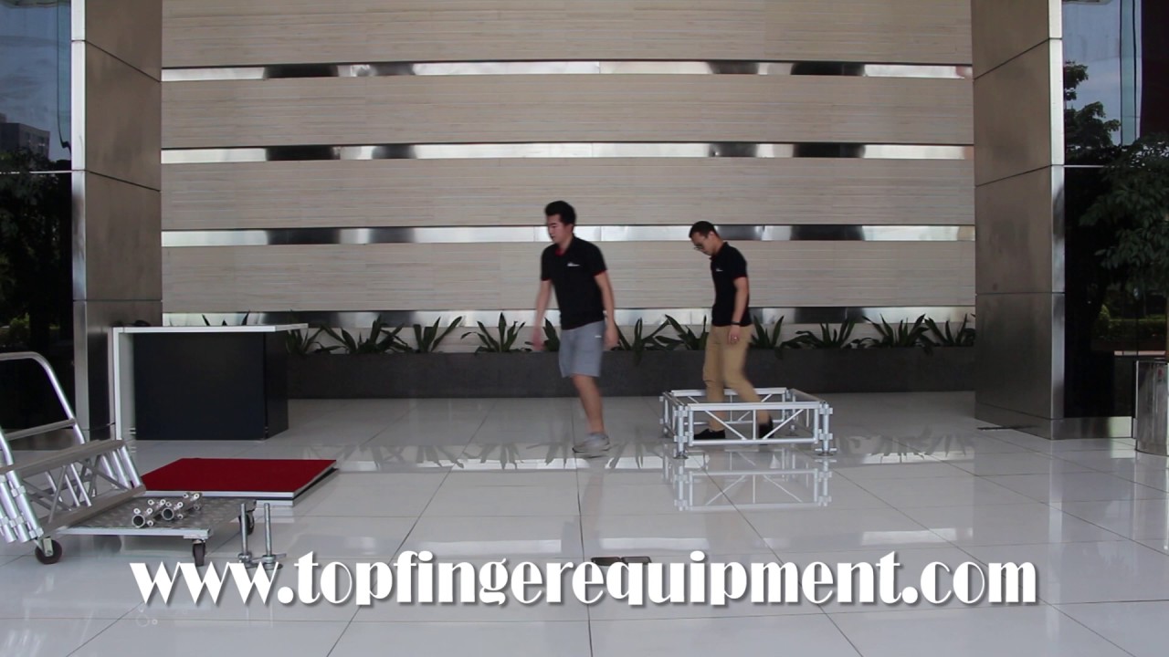 Aluminum Stage set up