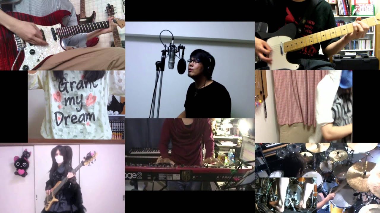 [HD]Shingeki no Kyojin OP [Jiyuu no Tsubasa] Band cover