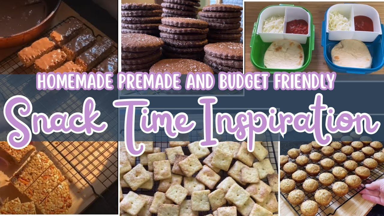 Healthy Homemade Make Ahead Snacks | Budget Friendly Snacks