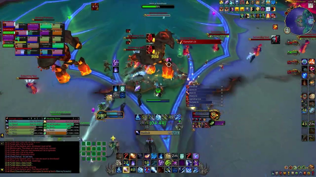 Frost Mage vs Fyrakk the Blazing HC (Amirdrassil Raid - Dragonflight 10.2)