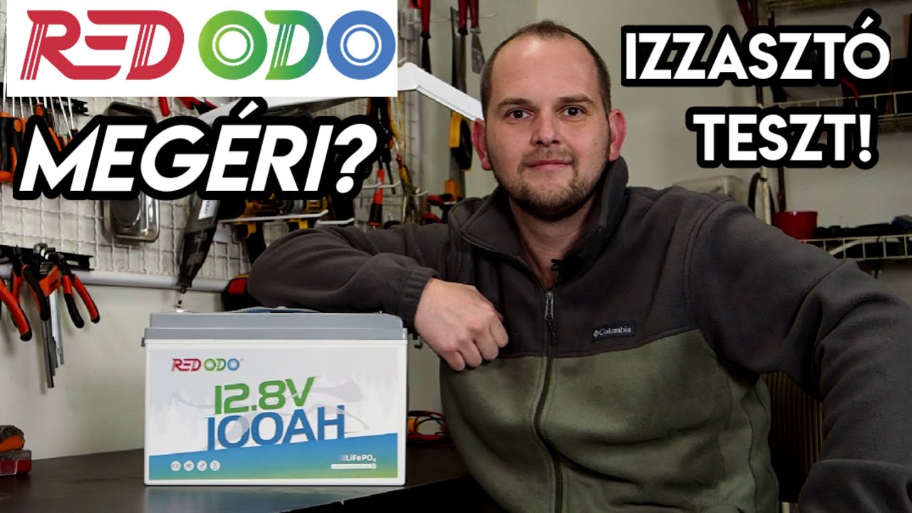 Redodo 12V 100Ah LiFePO4 akkumulátor szabványteszt- Az ígéret szép szó!