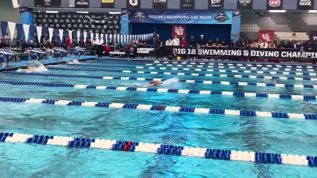 Women’s Big 12 Swimming & Diving Championships – 500 Freestyle Dennis 