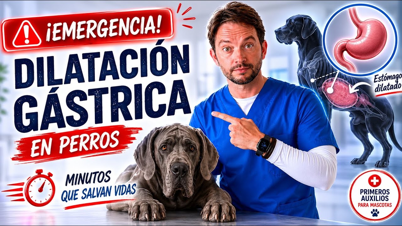 ¿Cómo actuar ante una Dilatación - Torsión Gástrica en perros? 🐕🎈🚑