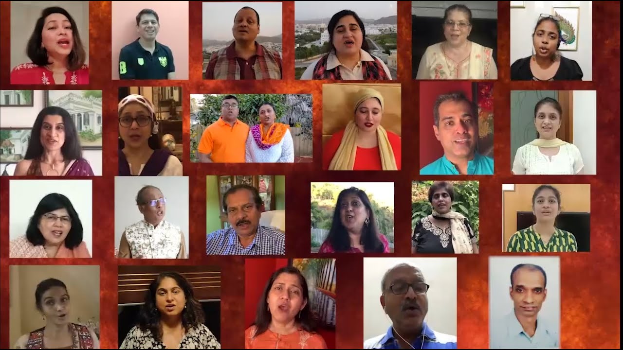 SAA CHOIR SINGING ( JO MILA  IN HINDI AND KONKANI ) MUSIC BY Dr.Fr.Charles Vas  SVD D.Mus.