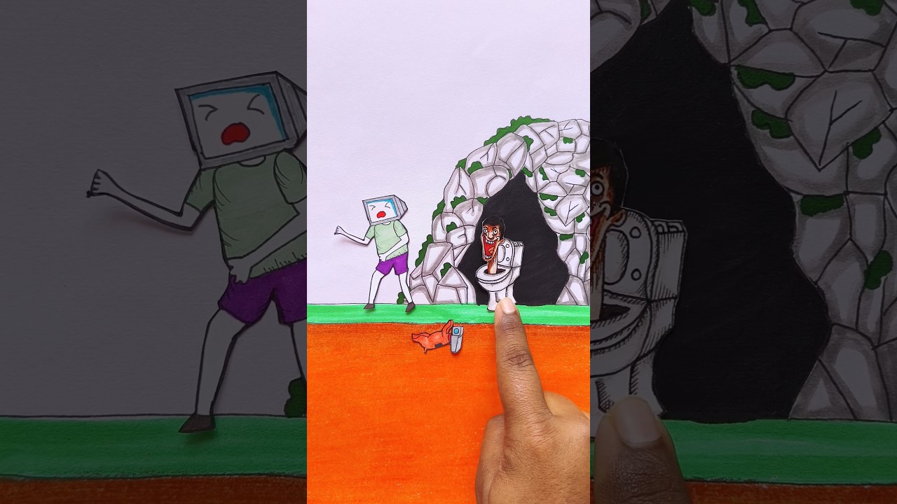 Good hearted Dog#shortsfeed #youtubeshorts #skibiditoilet #drawing