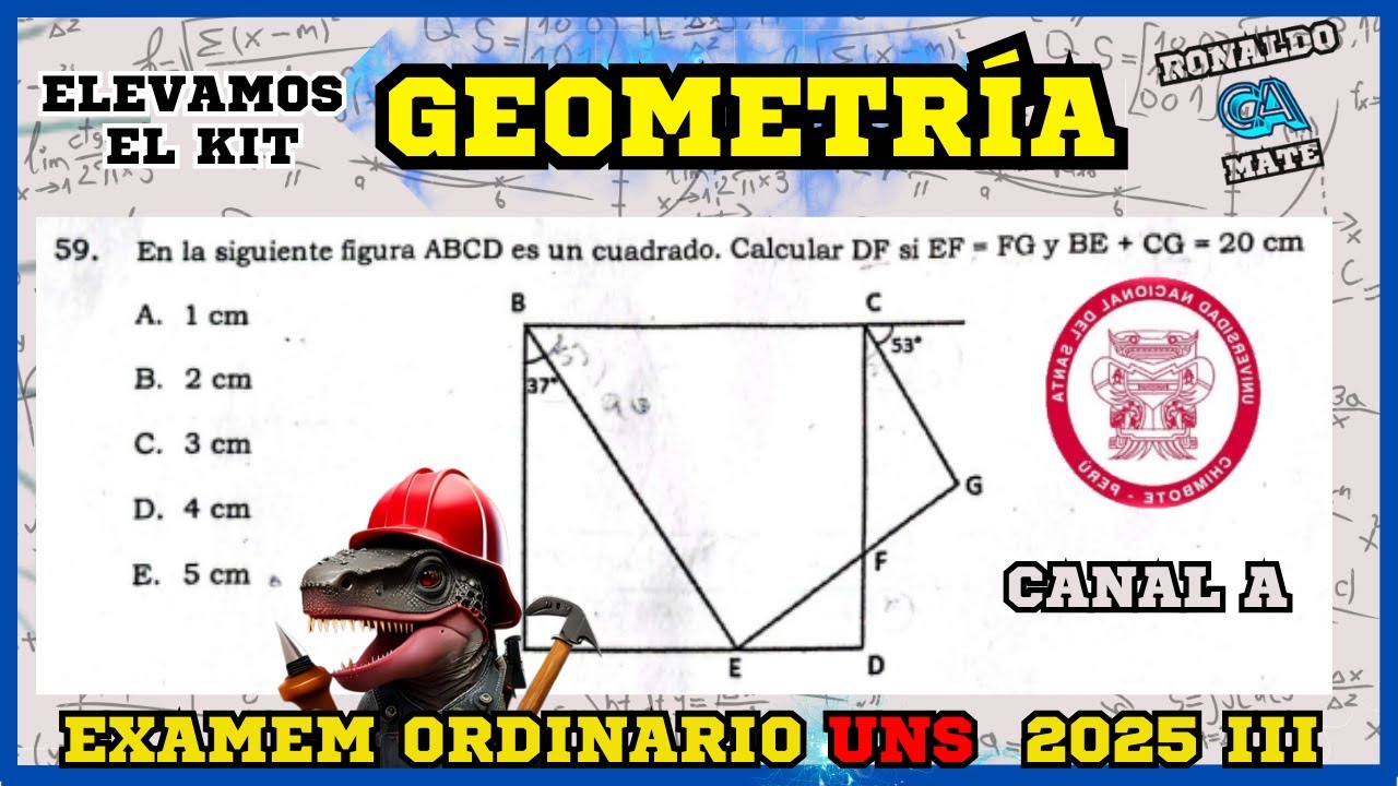 🔴 GEO- PREGUNTA 💥👽INSANA -EXAMEN ORDINARIO UNS 2025 II -TU TRANQUILO Y YO NERVIOSO💥👽
