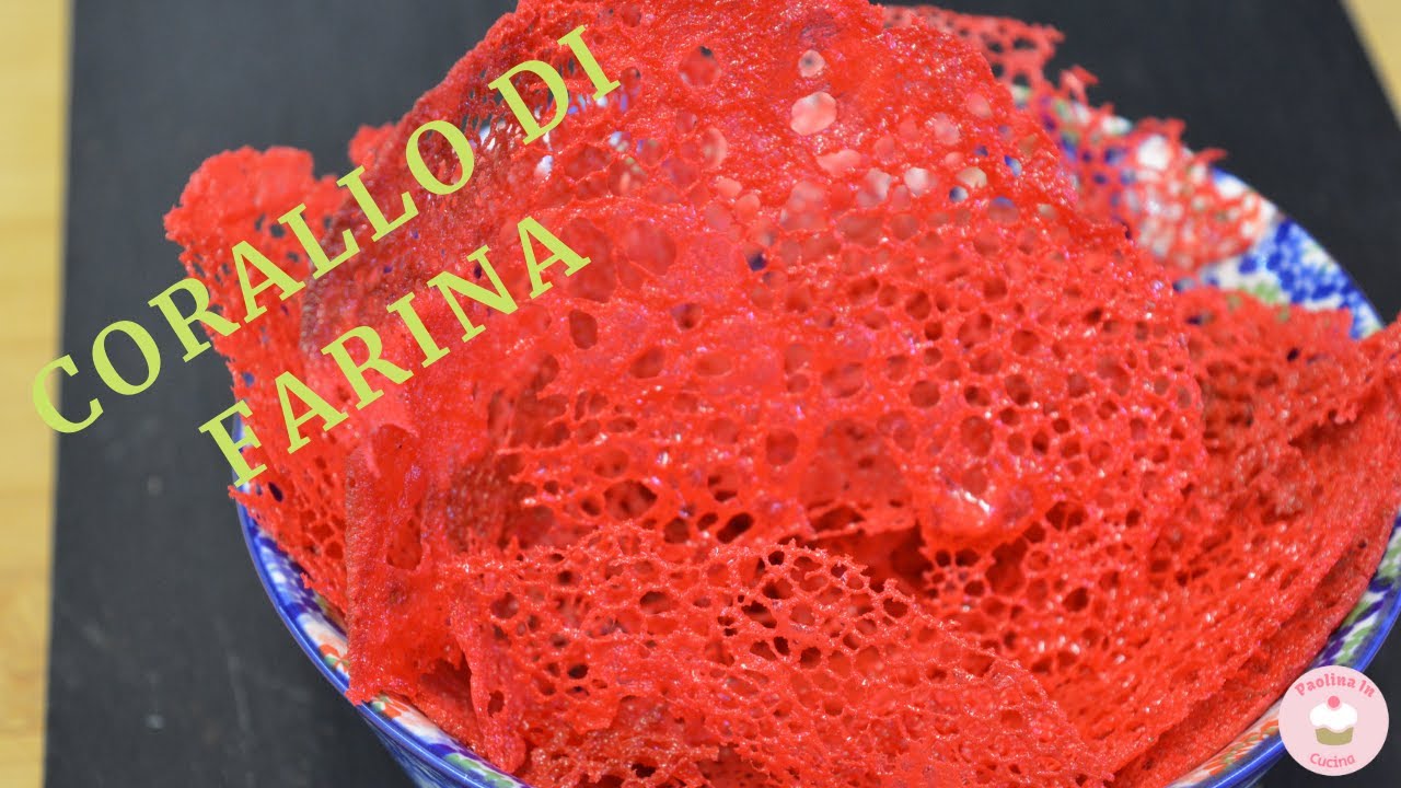 Corallo di Farina per Decorazioni