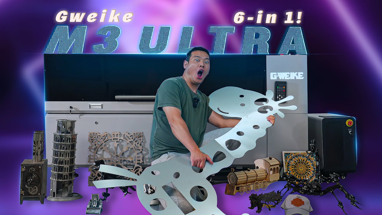 This Beast Cuts Metal, Wood, & Welds — Gweike M3 Ultra Is Insane!