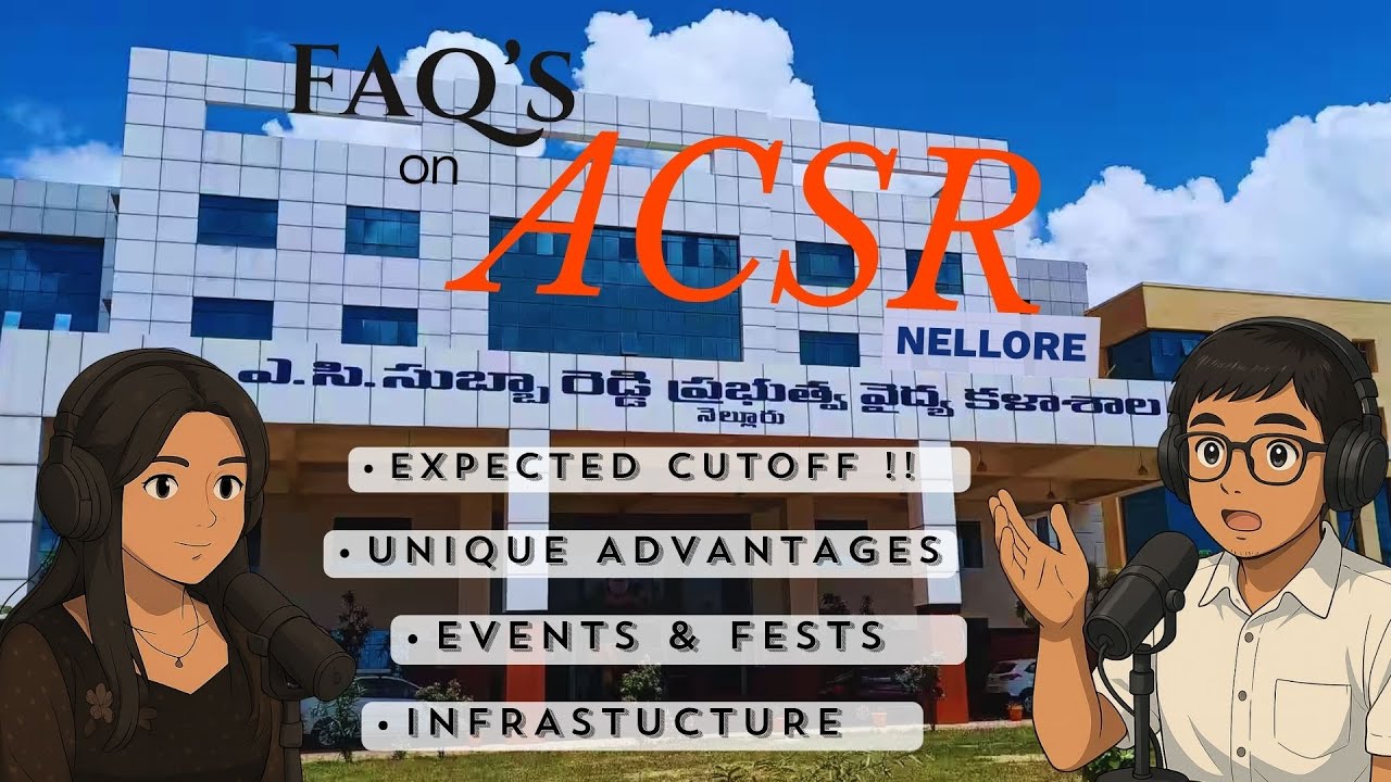 FAQ's on ACSR GOVERNMENT MEDICAL COLLEGE | FT. @Rakshismedlife | TOP MEDICAL COLLEGES IN AP |