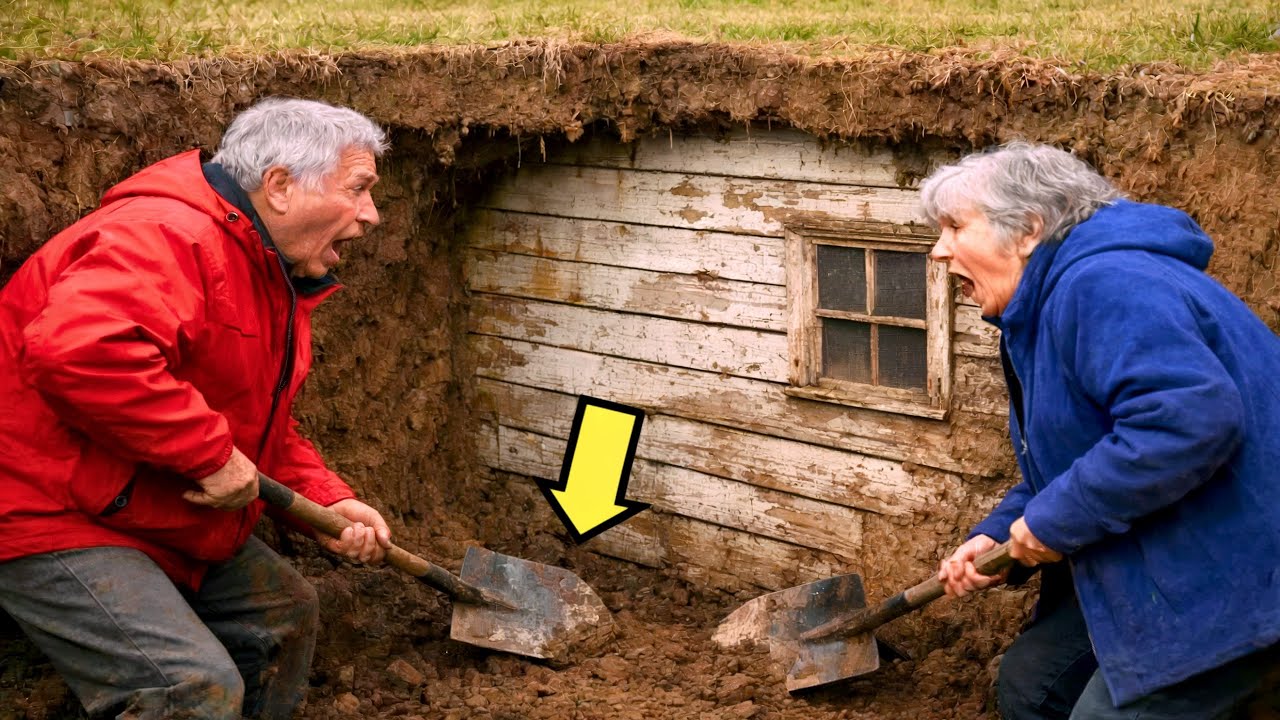 ABANDONNÉS PAR LEURS ENFANTS, ILS TROUVENT UNE MAISON ENTERRÉE… MAIS CE QU'IL Y AVAIT…