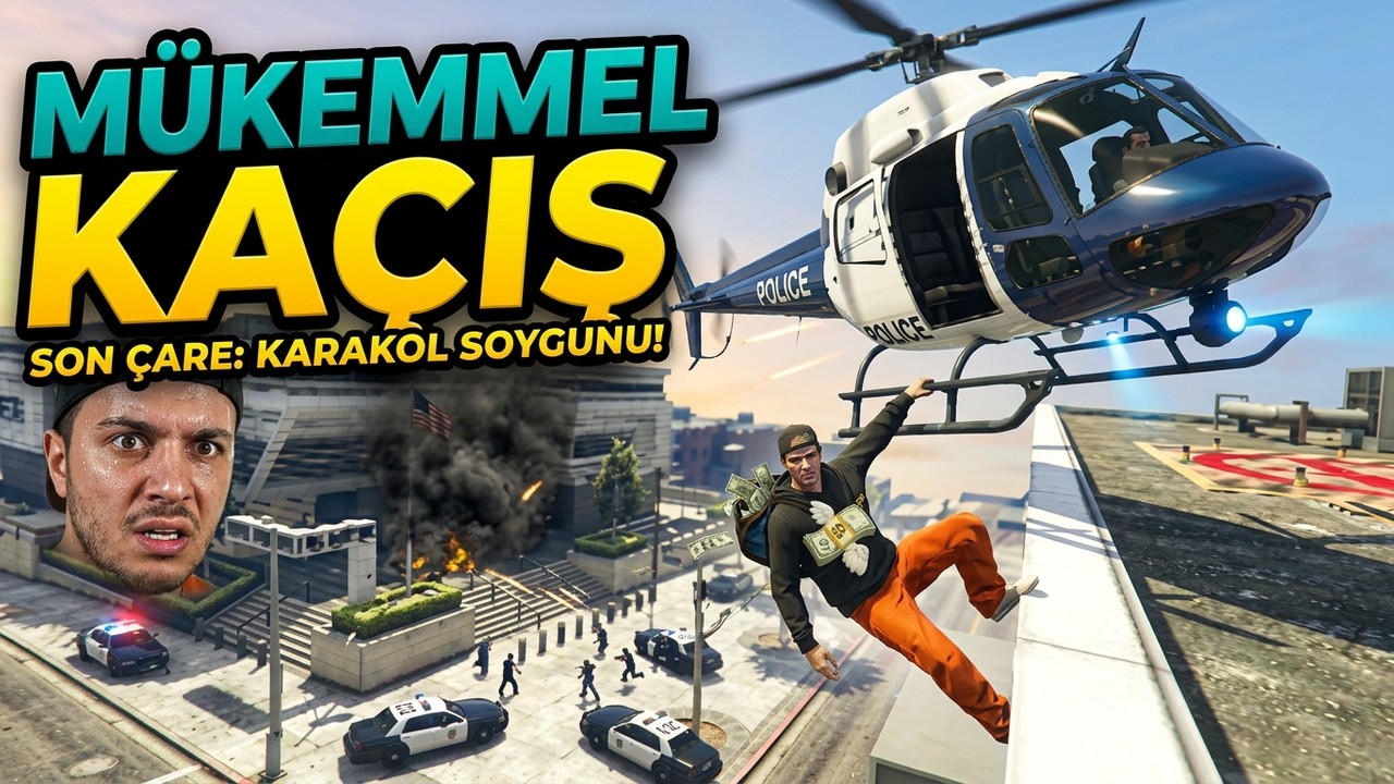 “GTA 5 Online’da Karakol Baskını! 🔫 | Çete Lideri'nin Sonu! ⏳