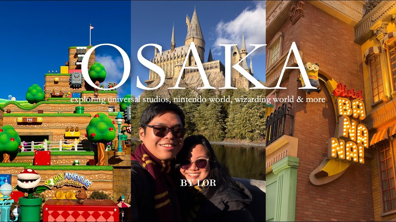 JAPAN VLOG 🇯🇵 | Exploring Osaka | Universal Studios Japan, Nintendo World, Wizarding World | 2025