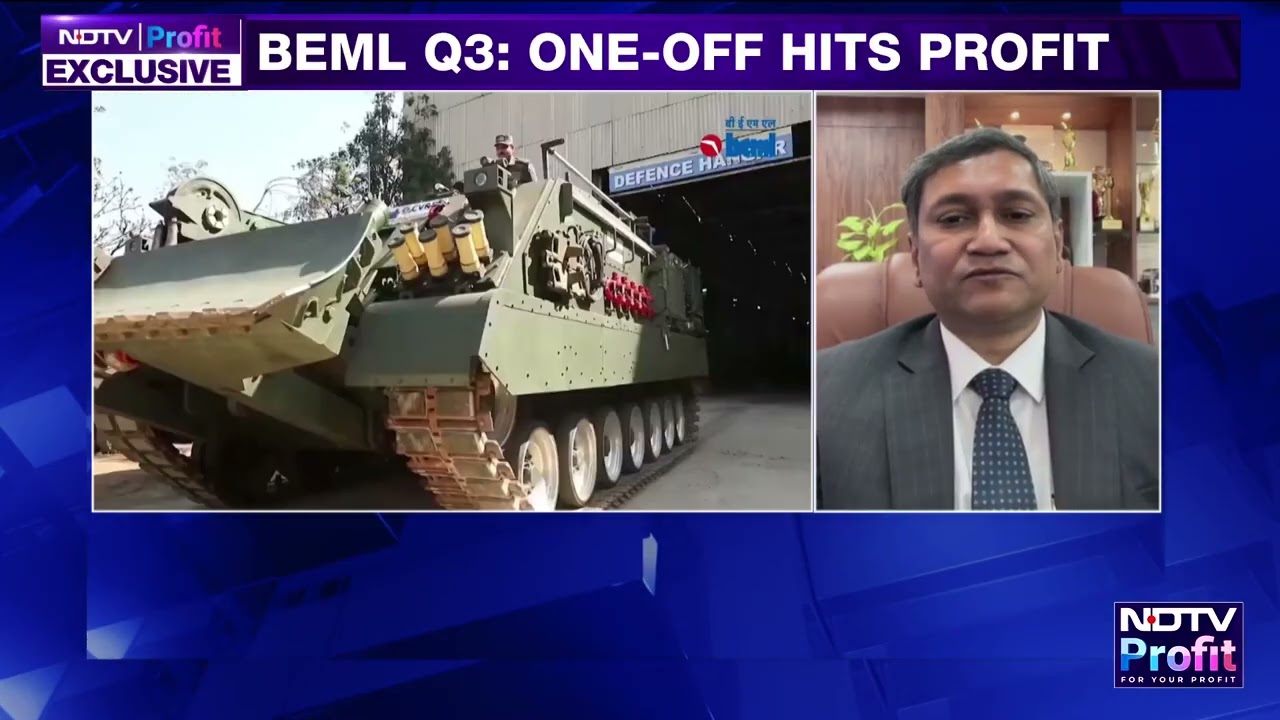 BEML Poised for Strong Finish; Order Book Approaches as per target | Feb 2026 - NDTV Profit