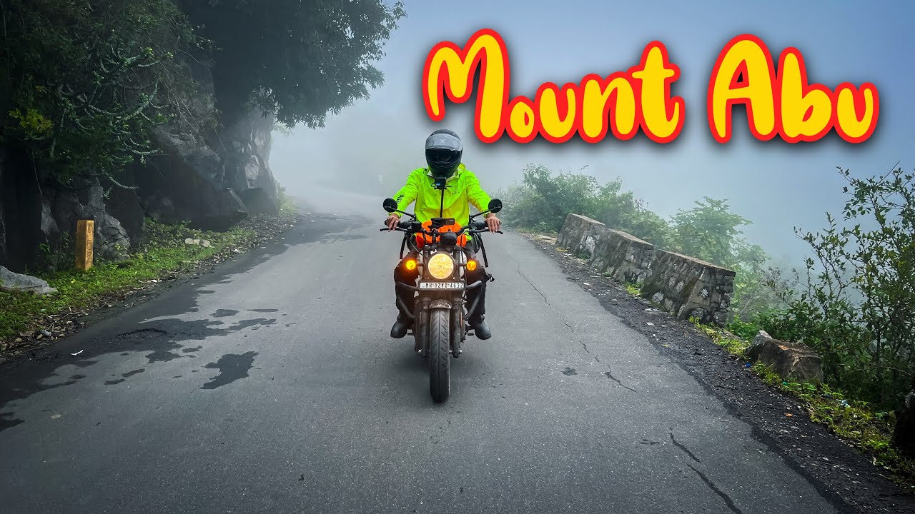 MOUNT ABU FOGGY RIDE | RAJASTHAN RIDE ep 08