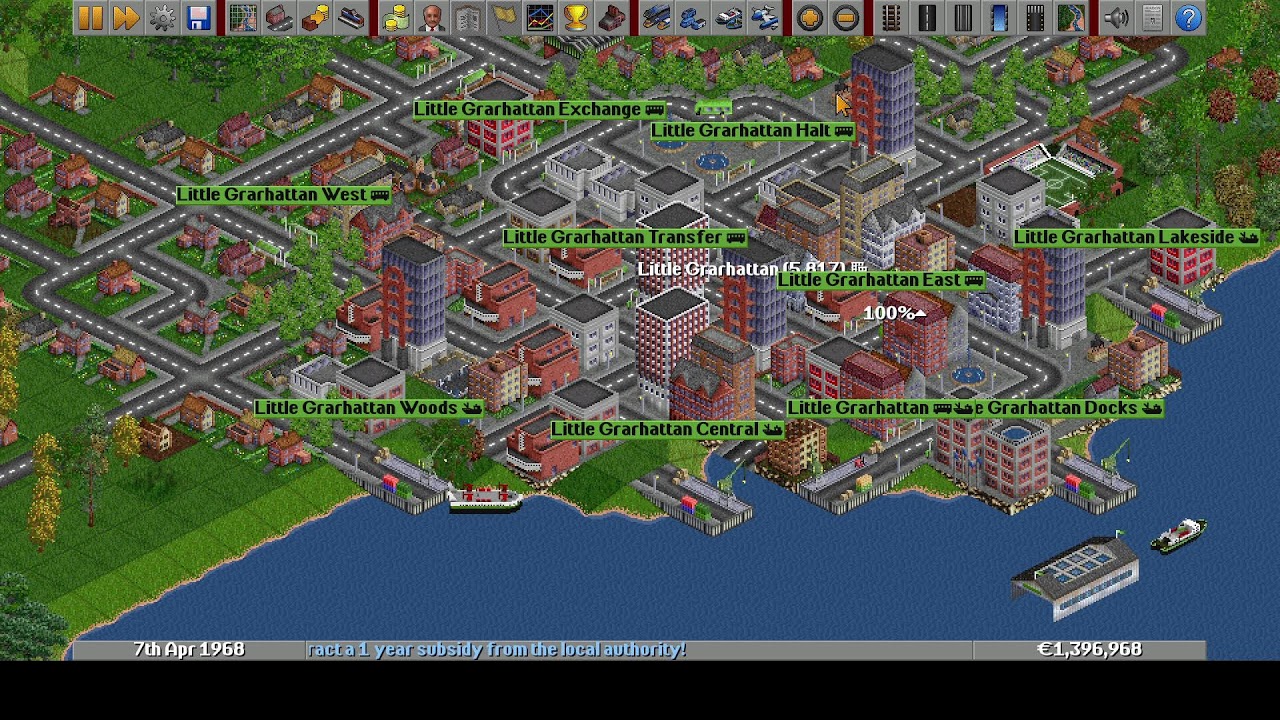 OpenTTD 15.0 gameplay 25-01-2026