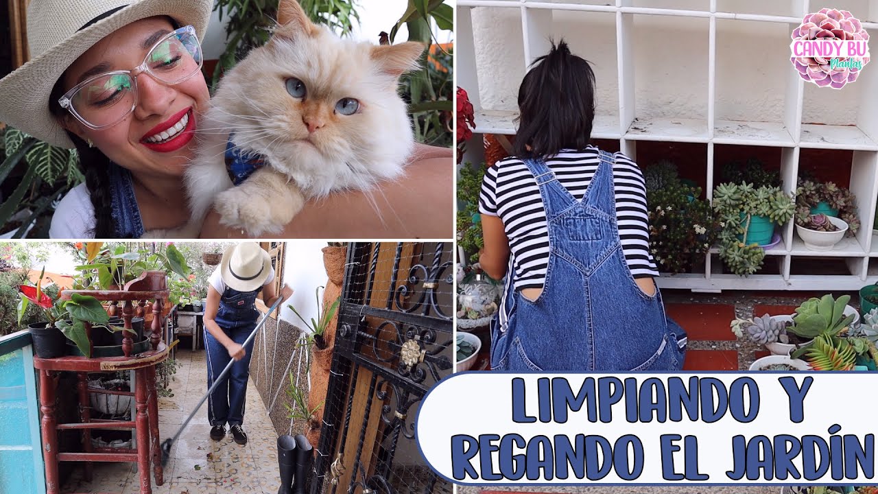 Empezando bien el año: A LIMPIAR, ORDENAR Y REGAR EL JARDÍN│Candy Bu