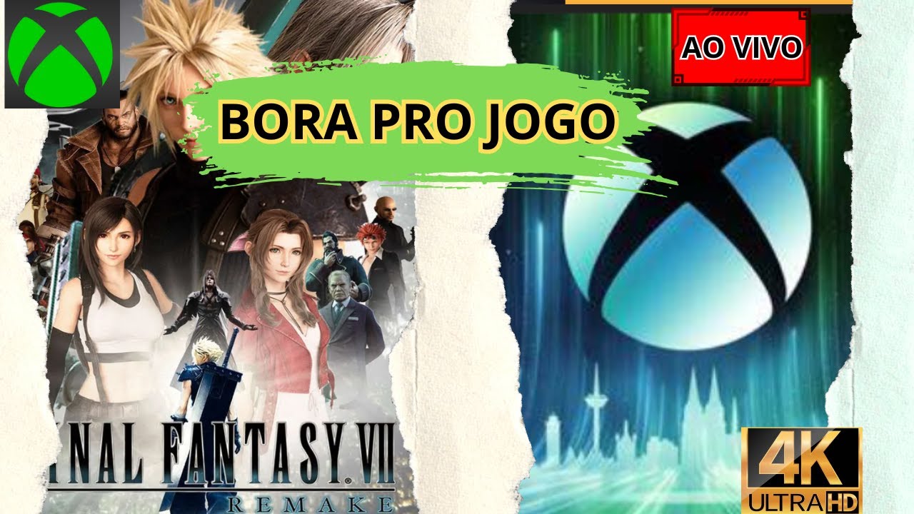 bora pro jogo, Final Fantasy 7 remake, ate que enfim kk live 2