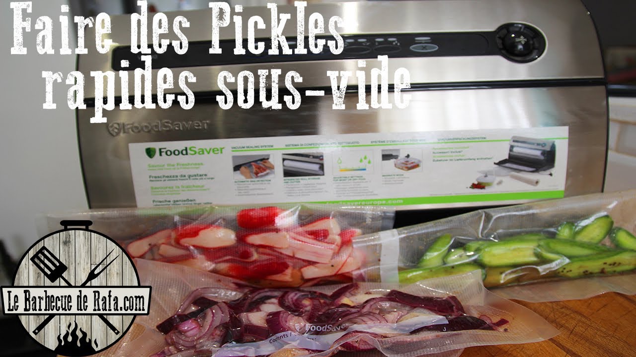Faire des Pickles rapides sous-vide