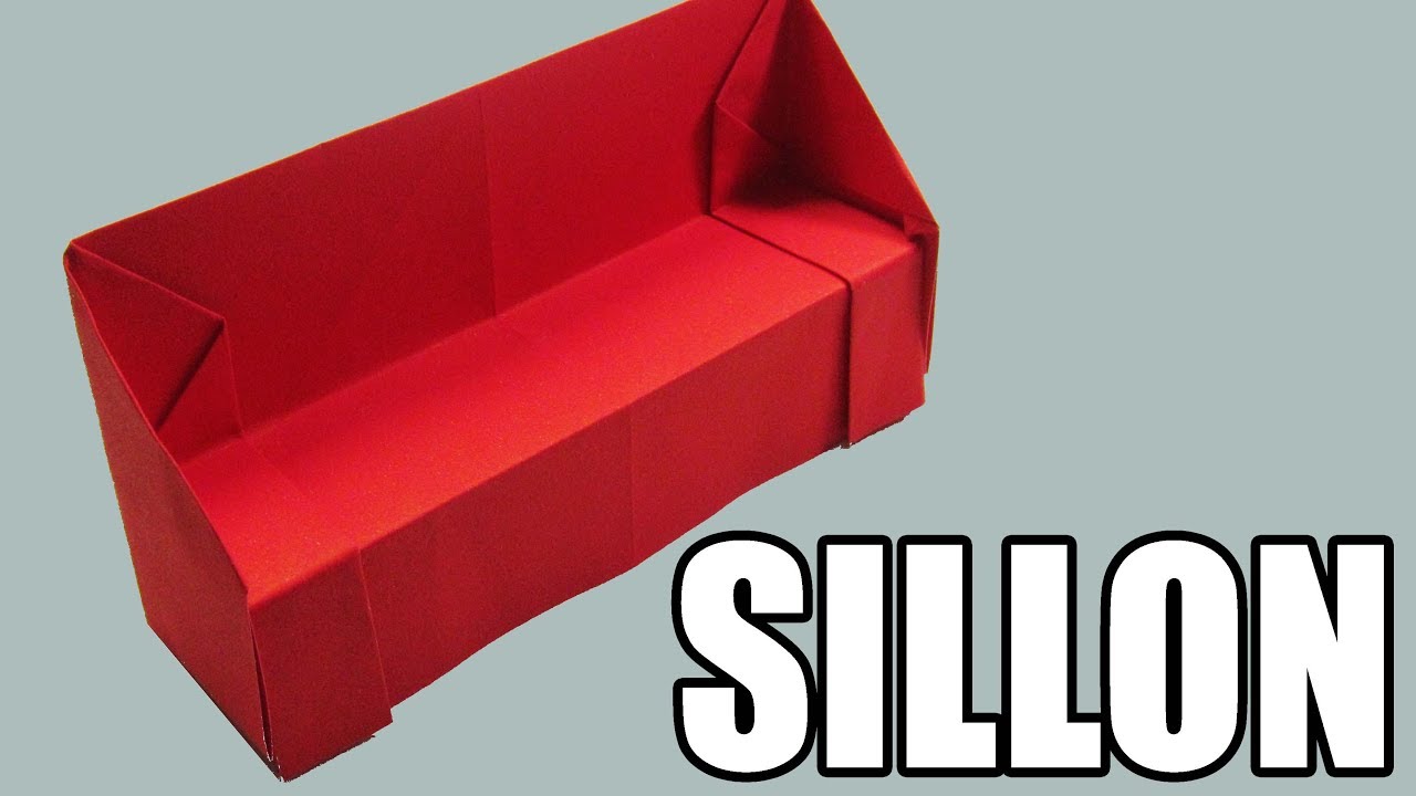 ORIGAMI SILLON DE PAPEL | ORIGAMI FACIL