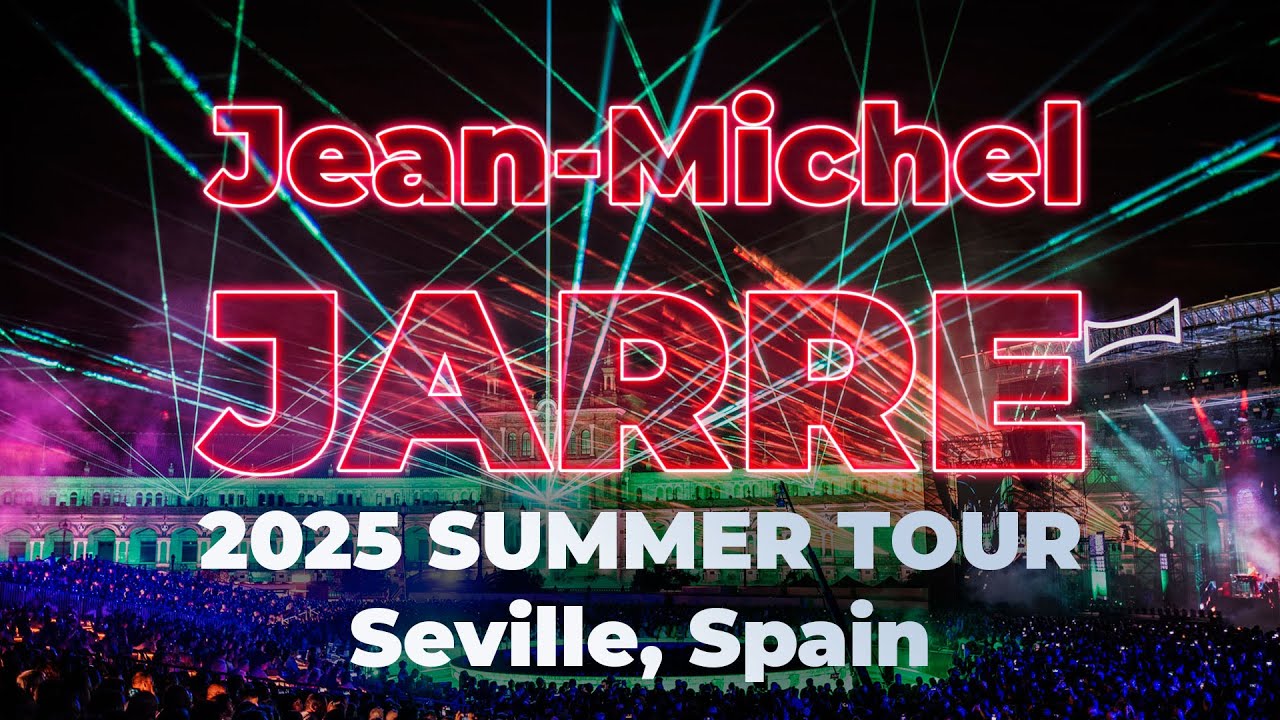 Lasers for Jean-Michel Jarre 2025 SUMMER TOUR