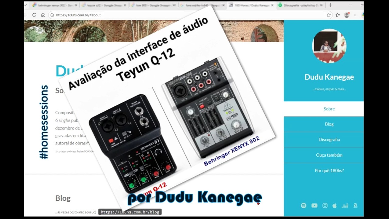 #homesessions : Avaliação da interface de áudio Teyun Q-12 / Wish You Were Here ( Pink Floyd )
