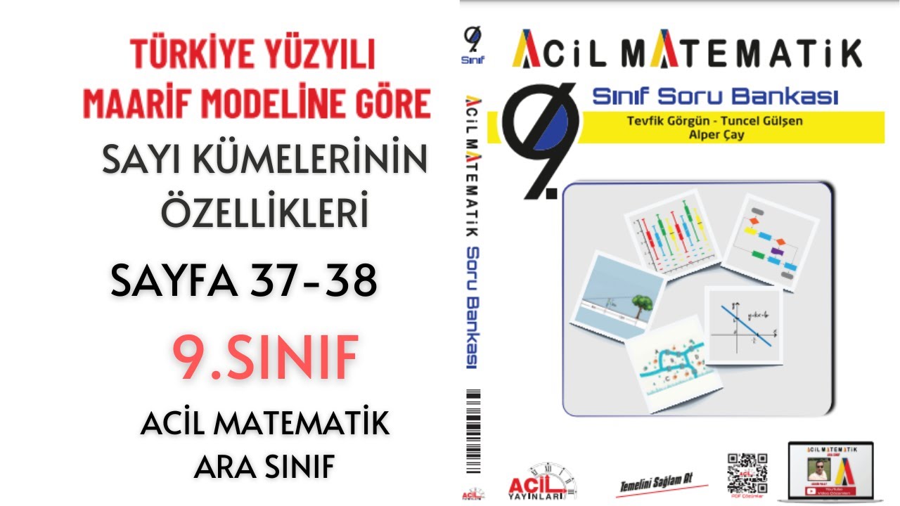 9.Sınıf Soru Bankası 1.TEMA Sayı Kümelerinin Özellikleri (Sayfa 37-38)