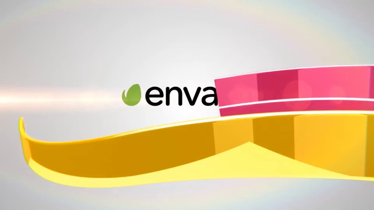 3D Ribbons Logo Reveal | After Effects Project Files - Videohive template