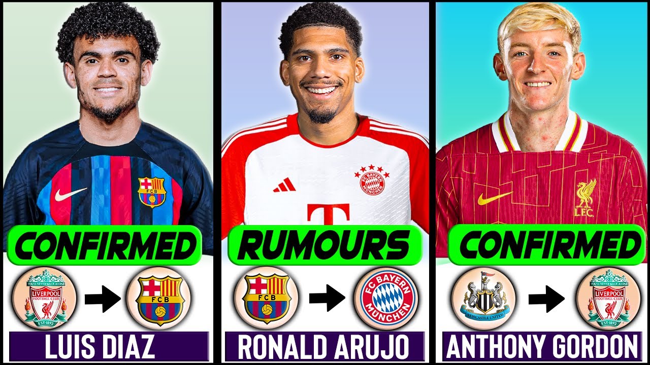 NEW CONFIRMED TRANSFERS & RUMOURS 2024  ✅🔥Luis Diaz, Musiala, Walker, Thomas Tuchel🔥
