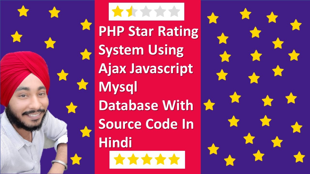 Star rating system in php using javascript, ajax & Mysql Source code 2020 | Star rating system html