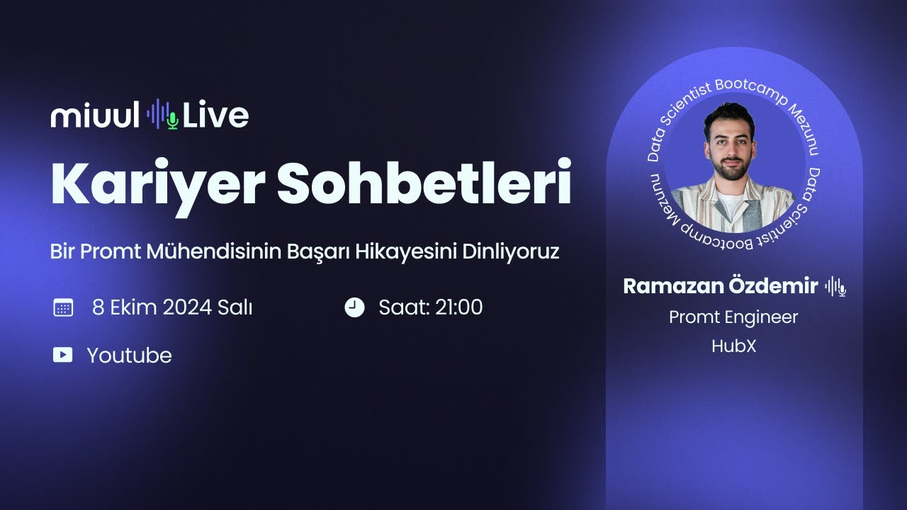 Kariyer Sohbetleri 🎙️Data Science - Ramazan Özdemir