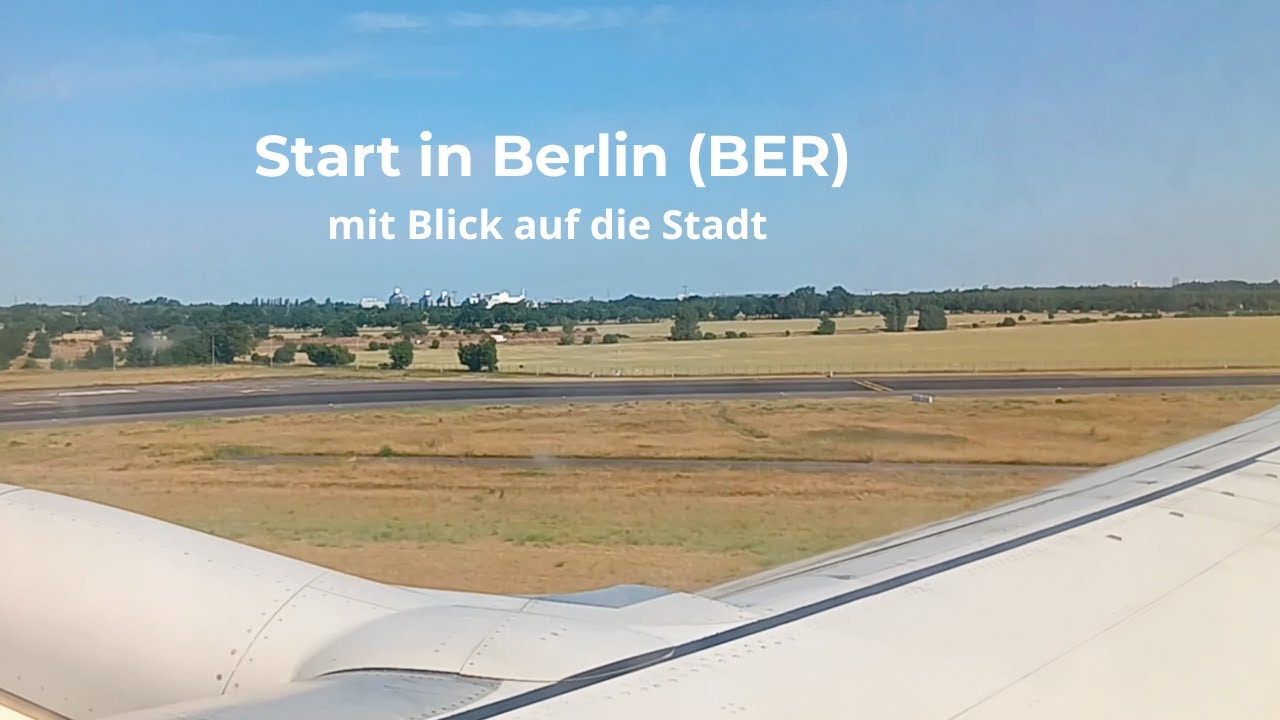 ✈️ Real #takeoff from airport #BER with #ryanair Boeing 737-8AS | Nice view of #Berlin