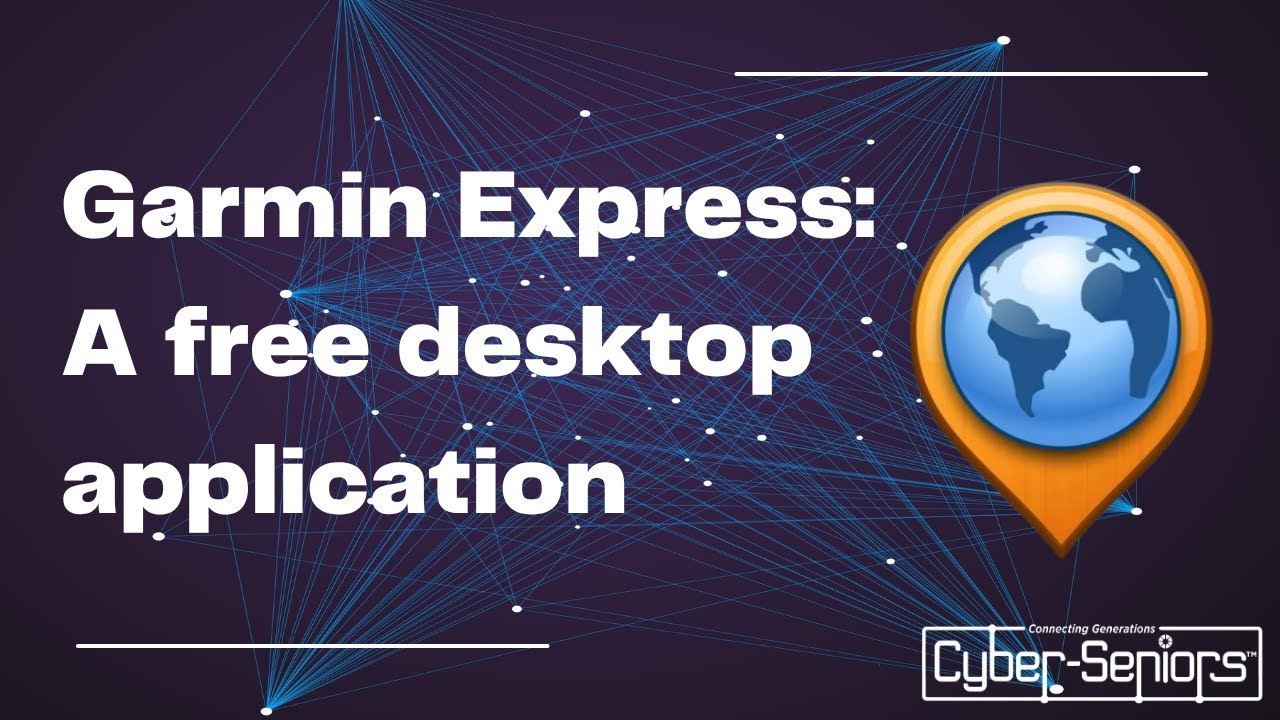 Garmin Express: A free desktop application