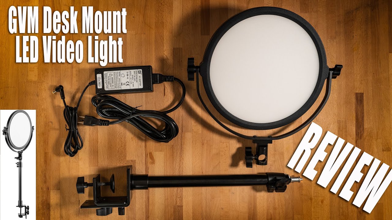 GVM Desk Mount LED Video Light Review