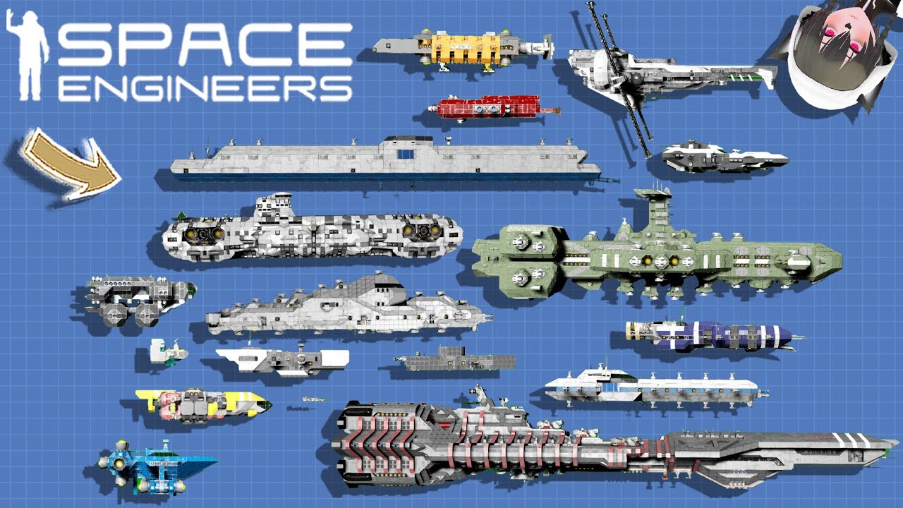 Most Popular Ship Types and Classes on Space Engineers