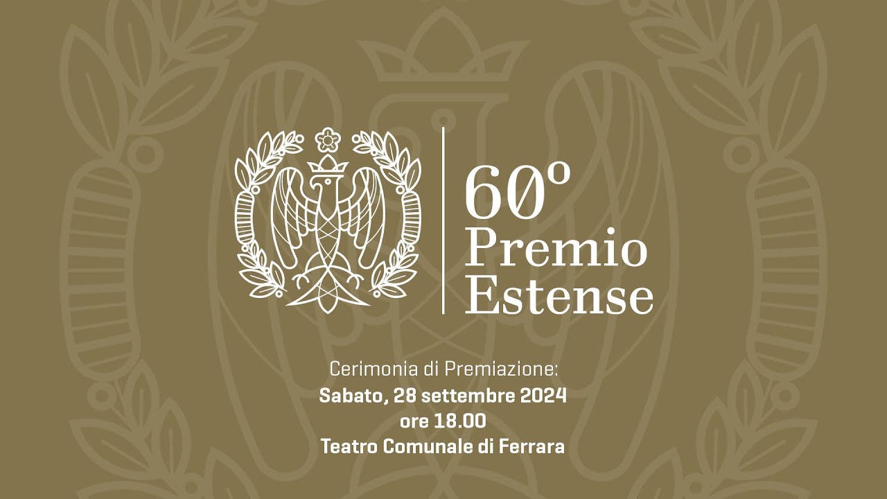 Cerimonia di premiazione della 60^ edizione del Premio Estense