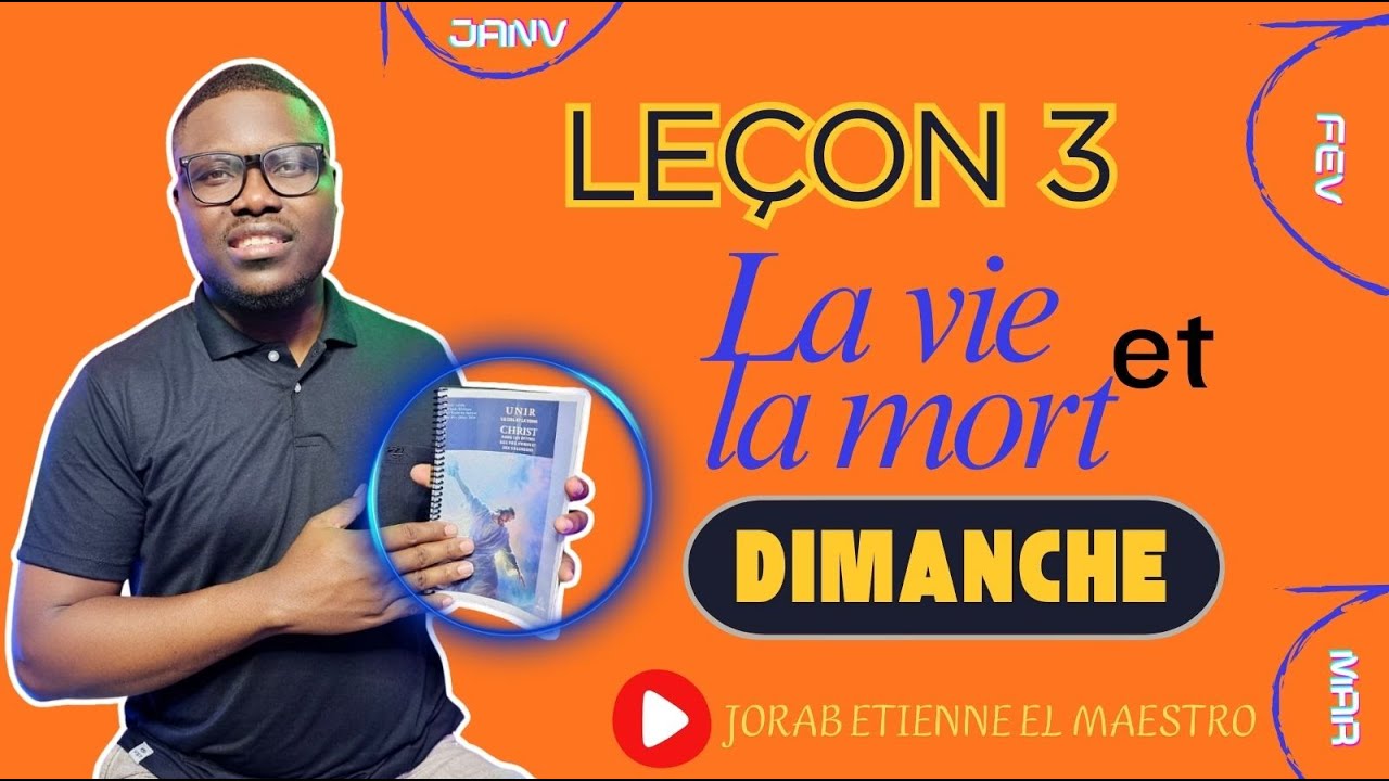 Leçon n° 3 - Christ sera glorifié/ DIMANCHE (ECOSSA 2026- TRIMESTRE 1)