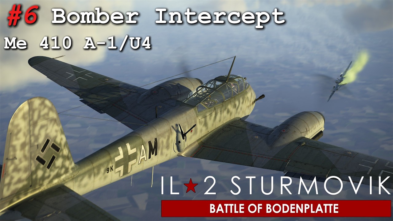 Me 410 Intercept Bombers at Vreden | IL2 Great Battles - Bodenplatte | Career Mode #6