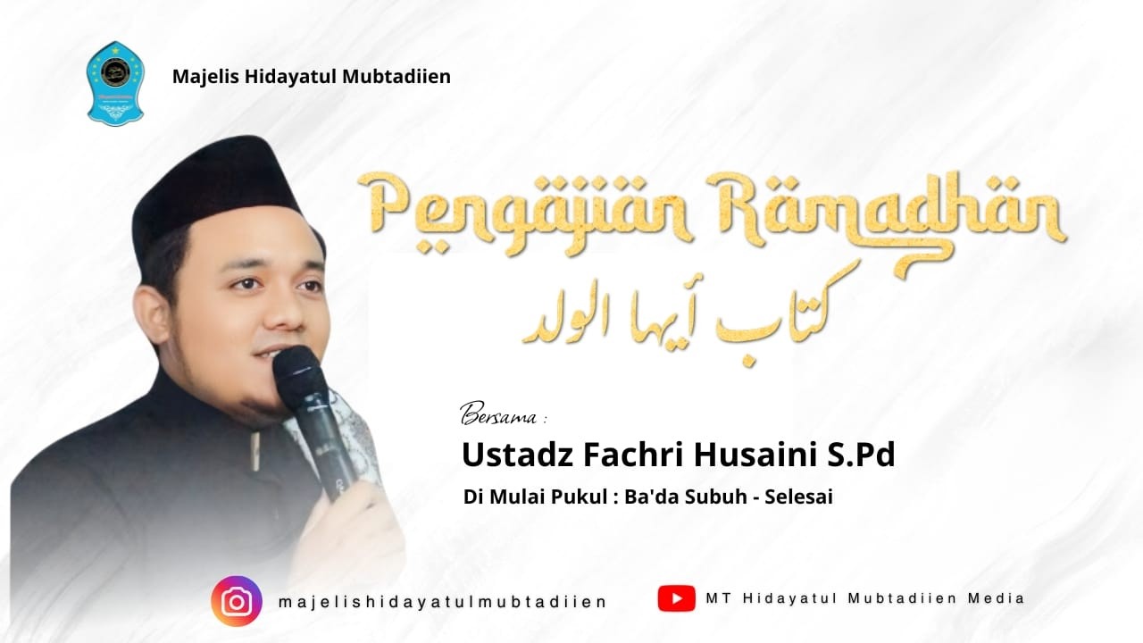🔴[LIVE] #1 PENGAJIAN KITAB AYYUHAL WALAD RAMADHAN 1447H | Ustadz Fachri Husaini | MHM | 19-02-2026