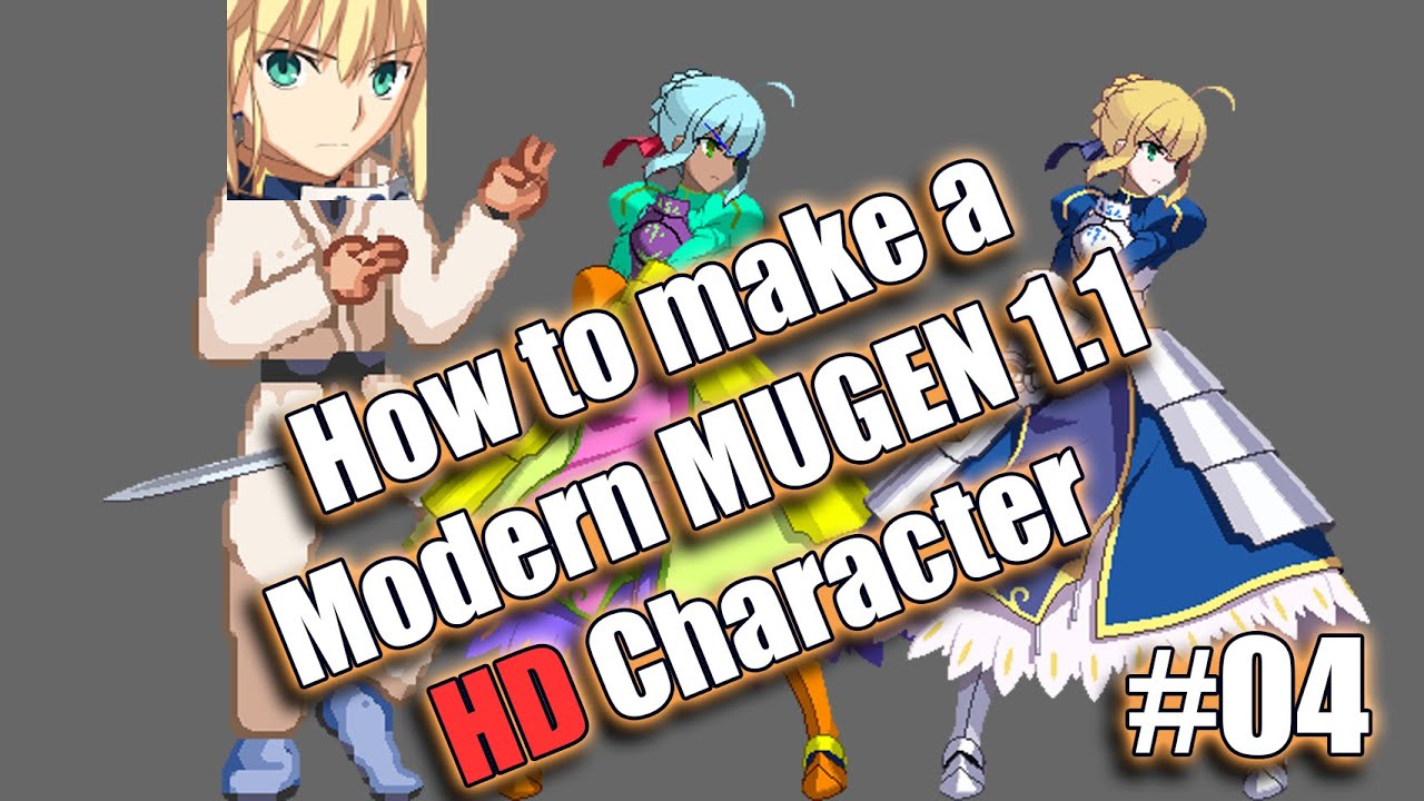 How to make MUGEN HD Character 2021 - Part 4 - Make portraits