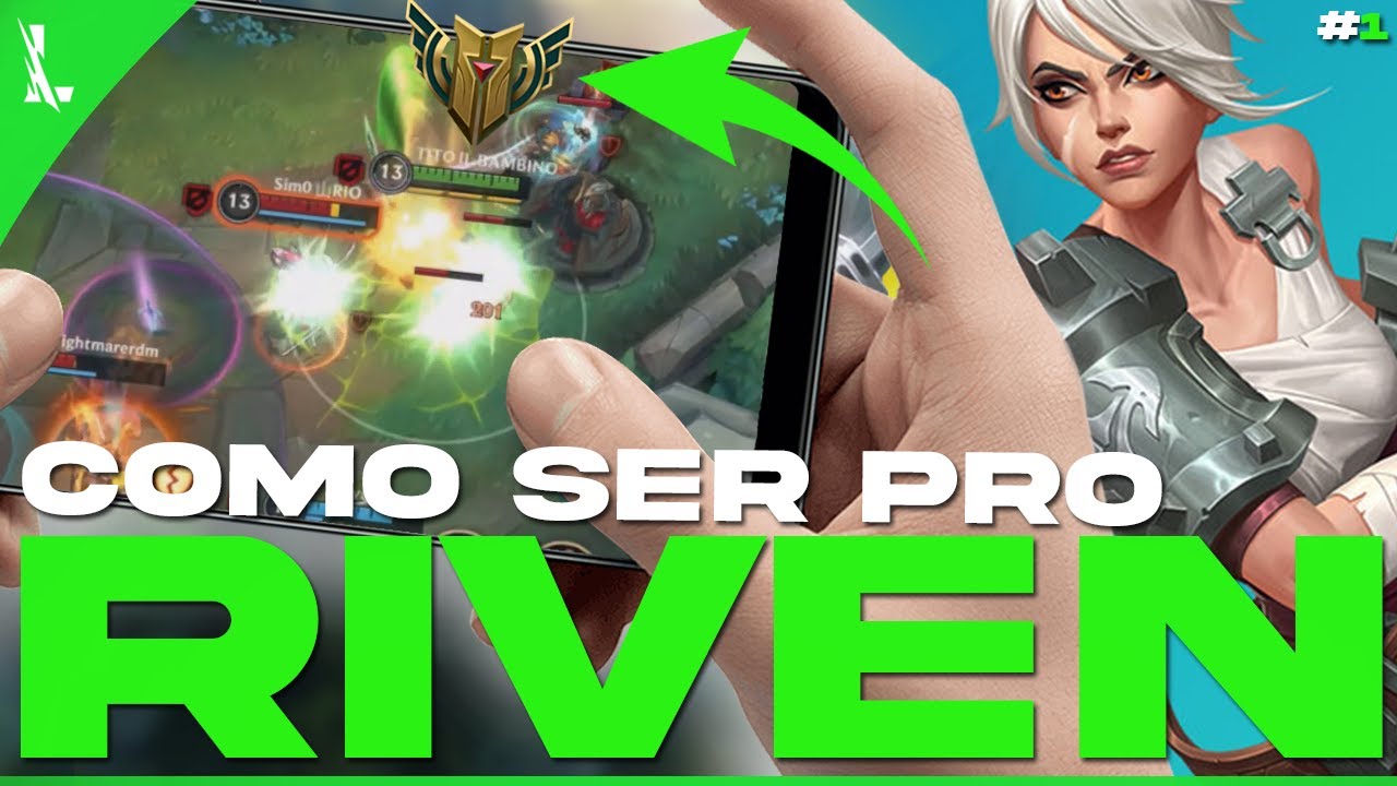 ¡EMPEZAMOS! COMO SER PRO RIVEN #1 - LOL WILD RIFT RIVEN GUIA, BUILD y GAMEPLAY