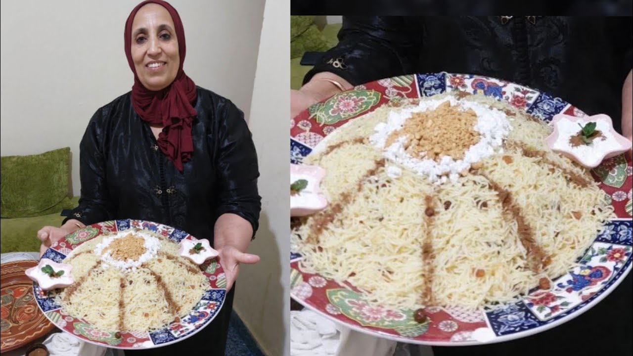 سفة ديال المناسبات  رائعة المذاق بدون تعب او مجهود سهلة وسريعة تحضير