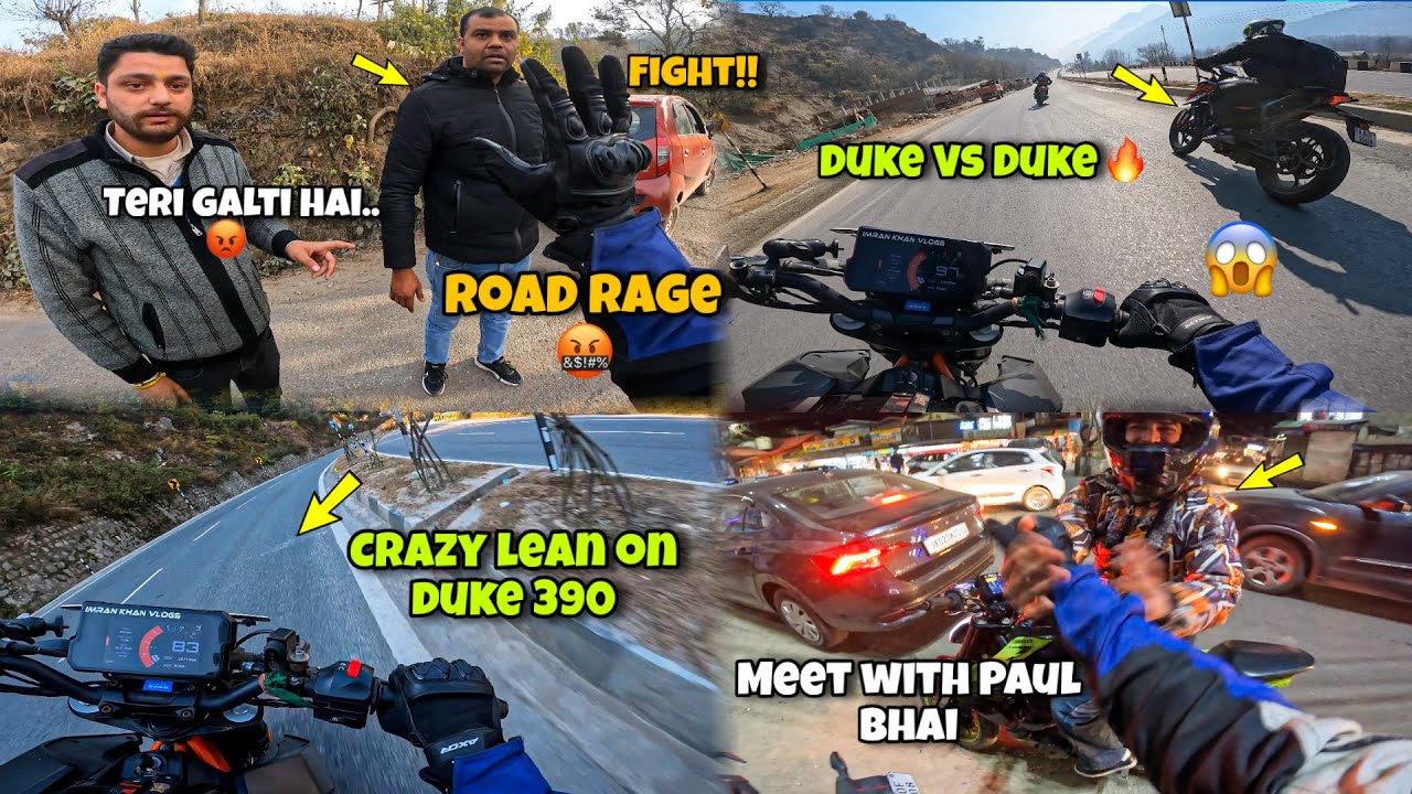 Ktm Duke 390 Crazy Ride 🔥| Road Rage 😡 Fight 
