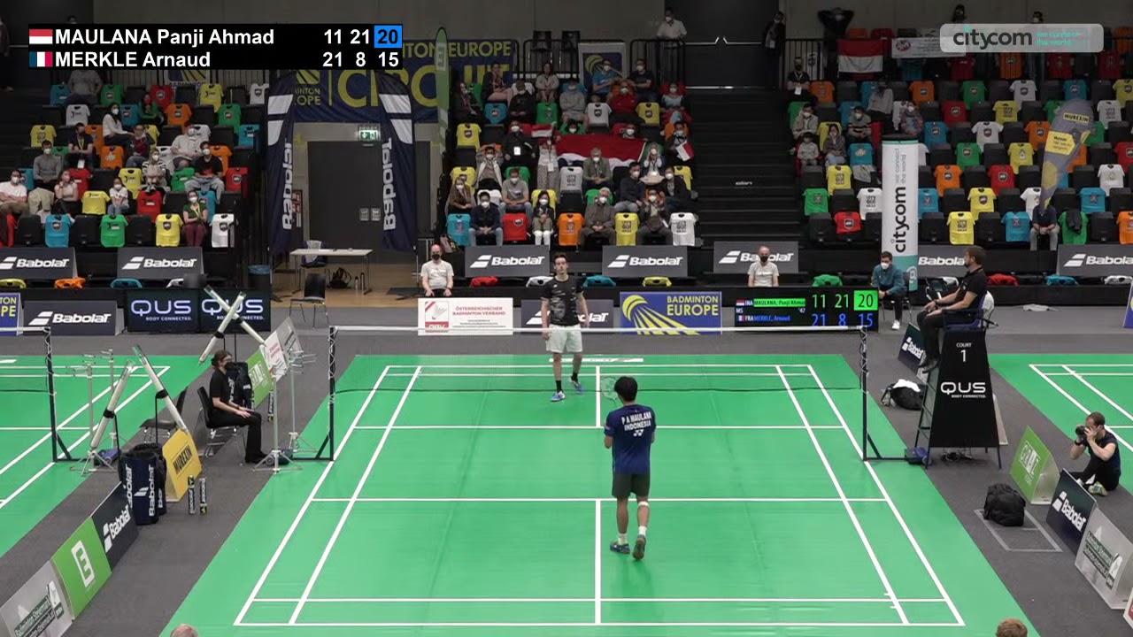 Match point - Panji Ahmad Maulana vs Arnaud Merkle - Final, MS, Austrian Open 2021