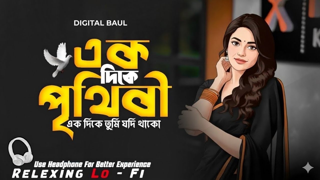 Ek Dike Prithibi Ek Dike Tumi Jodi Thako | এক দিকে পৃথিবী এক দিকে তুমি যদি থাকো | Lo-Fi Version 