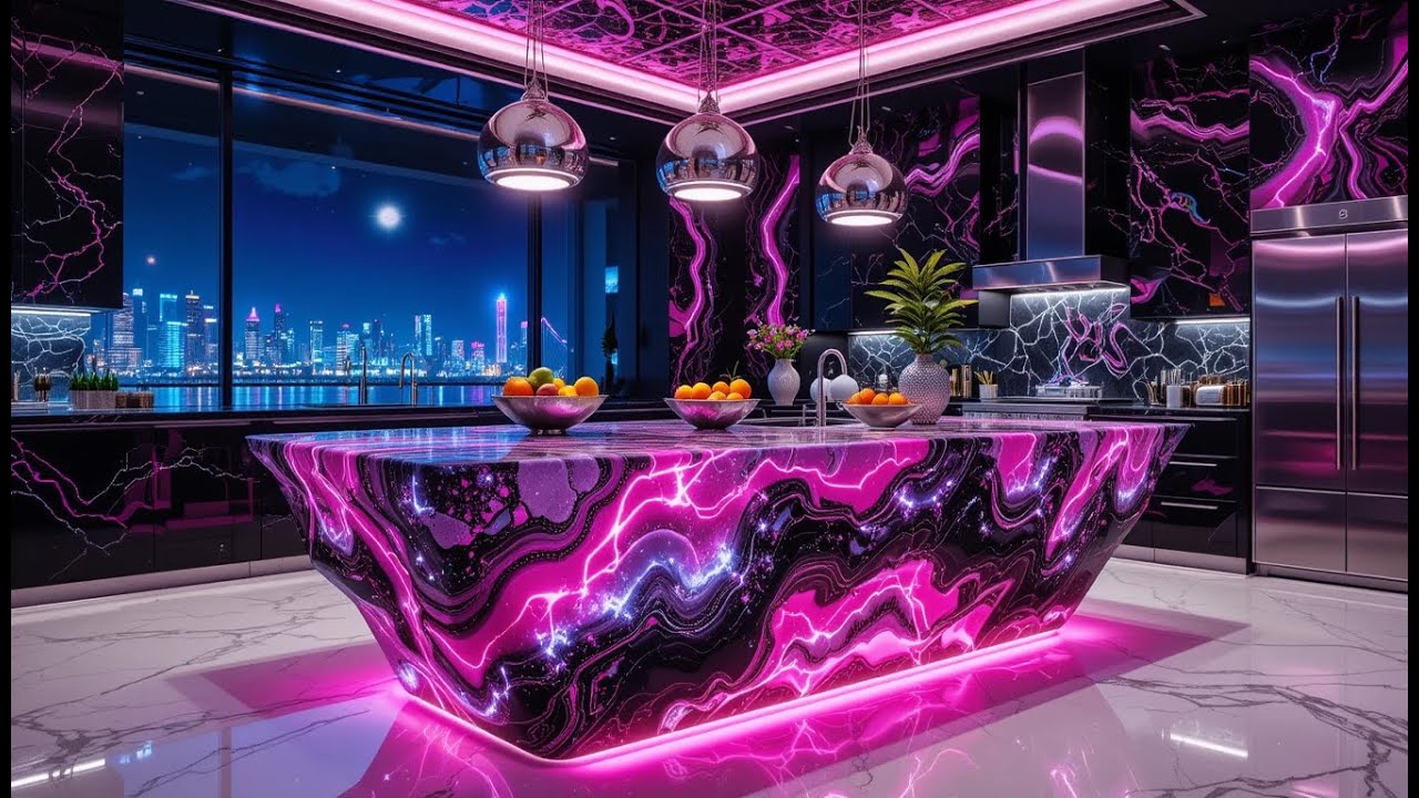 40 Stunning Epoxy Design Kitchen Islands - What’s Your #1 Pick?