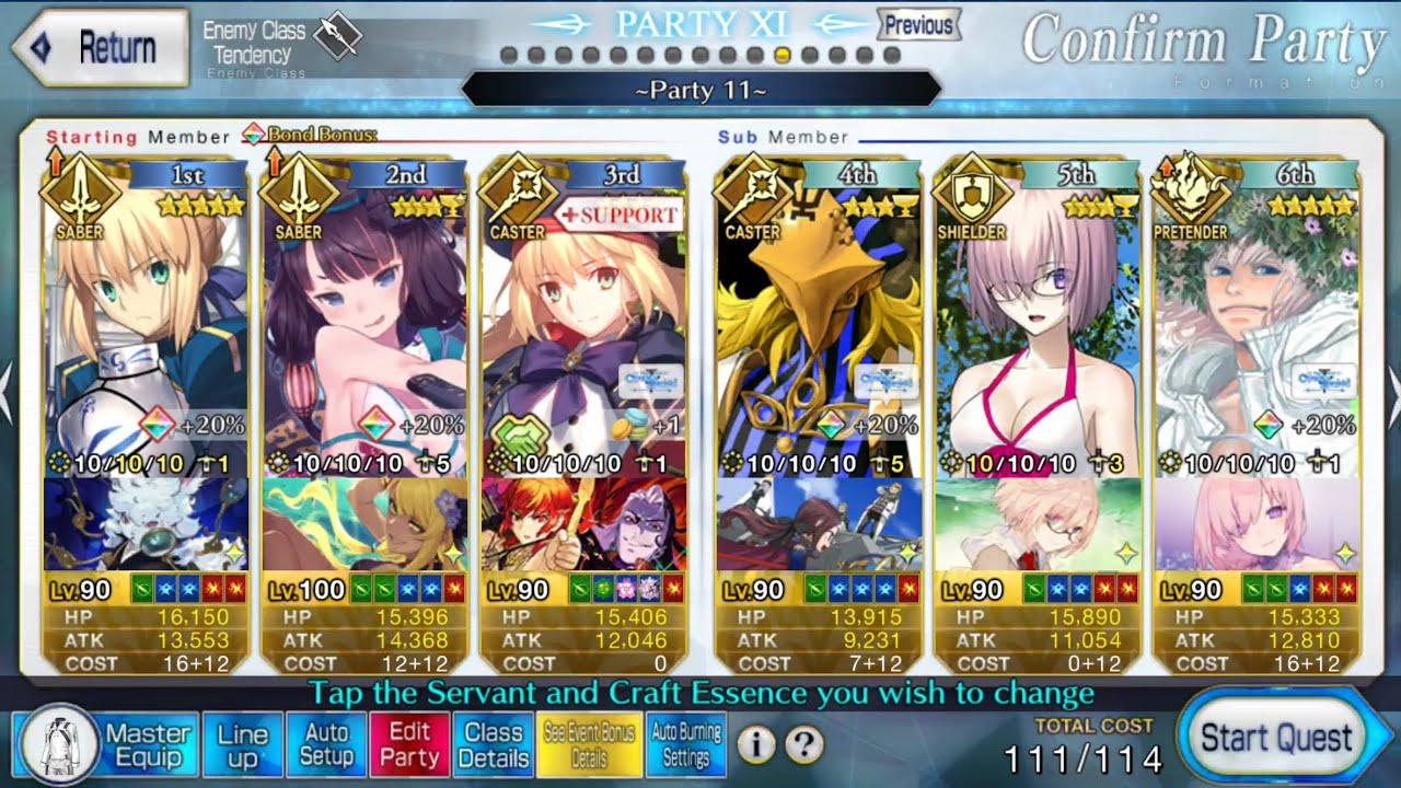 【FGO】Chaldea Boys 2026 NA ~ 90++ 3T